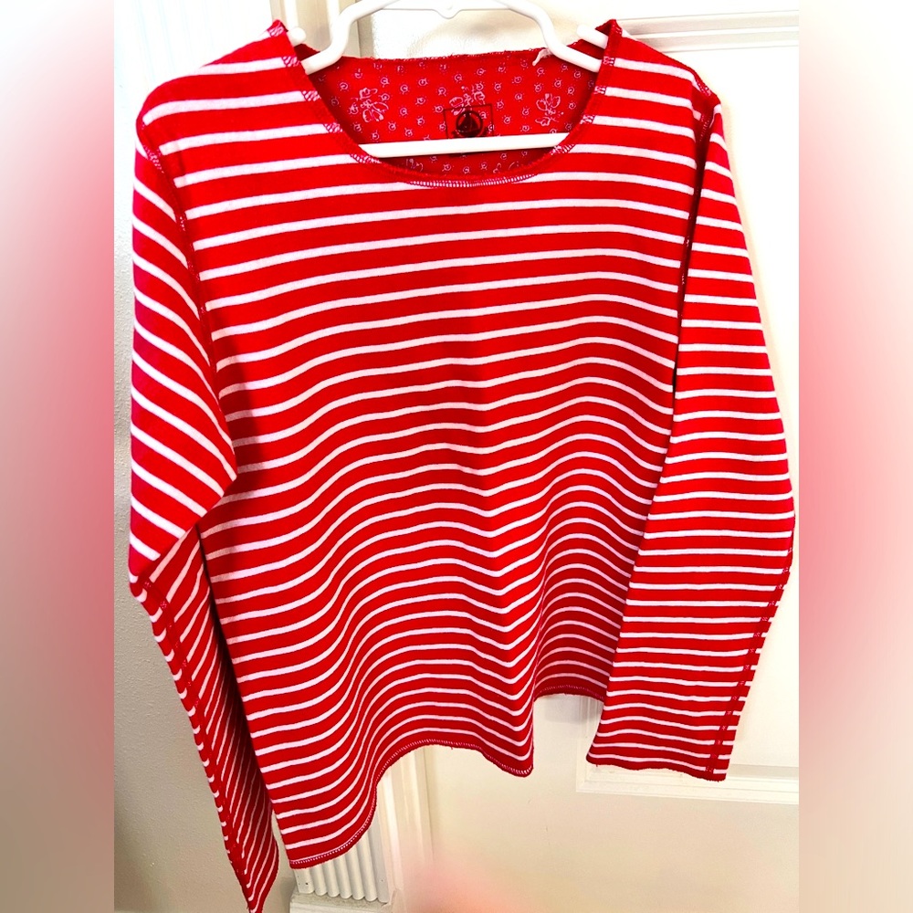 Petit Bateau top, girls med/lg